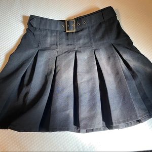 Black Pleated Tennis Skirt